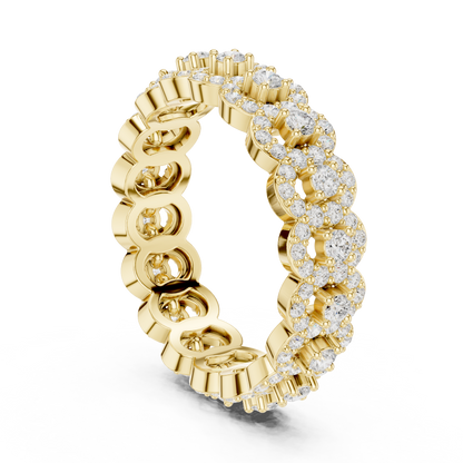 Mixed Shape Lab Grown Diamond Eternity Ring