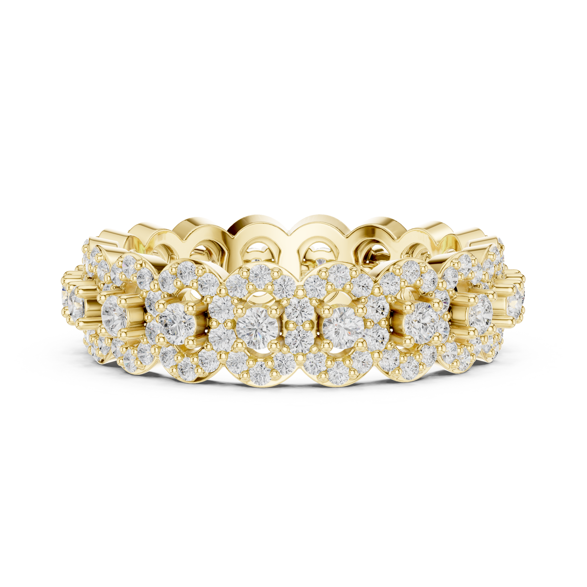 Mixed Shape Lab Grown Diamond Eternity Ring