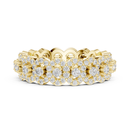 Mixed Shape Lab Grown Diamond Eternity Ring