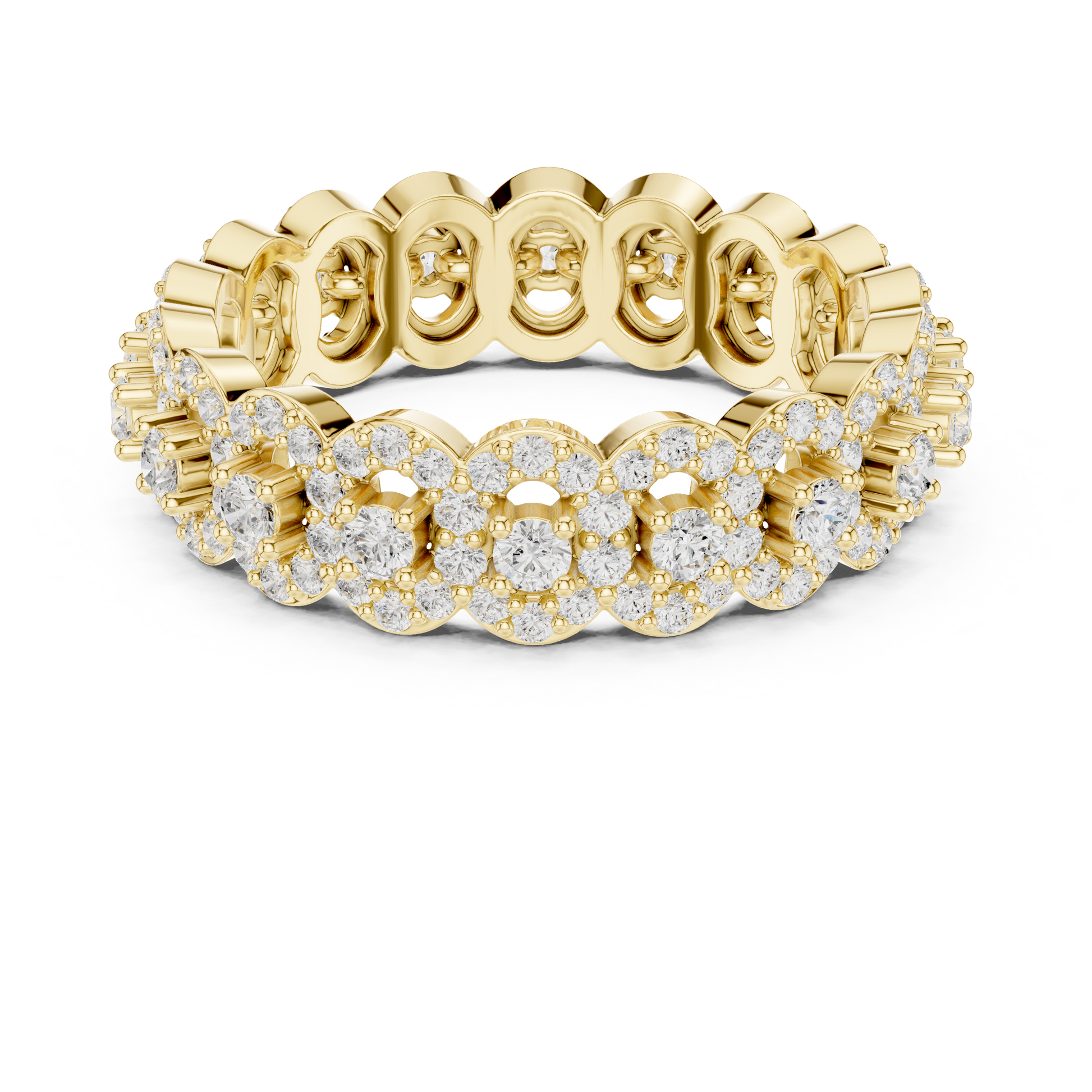 Mixed Shape Lab Grown Diamond Eternity Ring