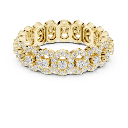 Mixed Shape Lab Grown Diamond Eternity Ring
