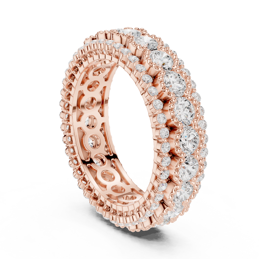 Round Eternity Lab Grown Diamond Ring