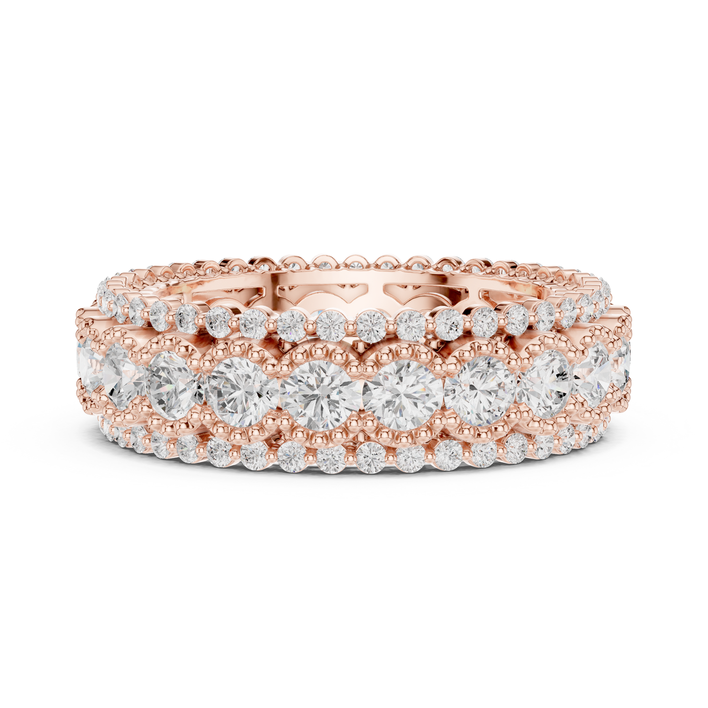 Round Eternity Lab Grown Diamond Ring