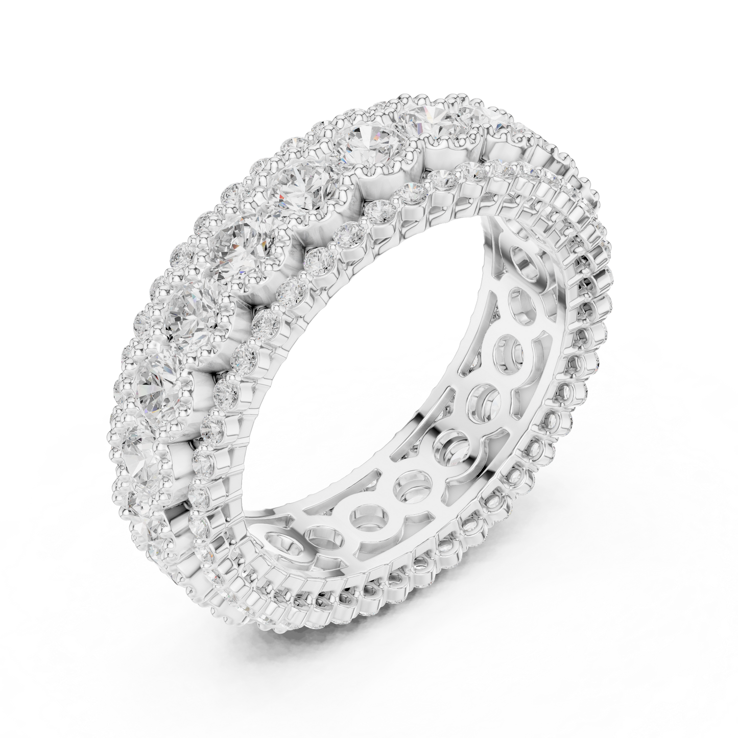 Round Eternity Lab Grown Diamond Ring