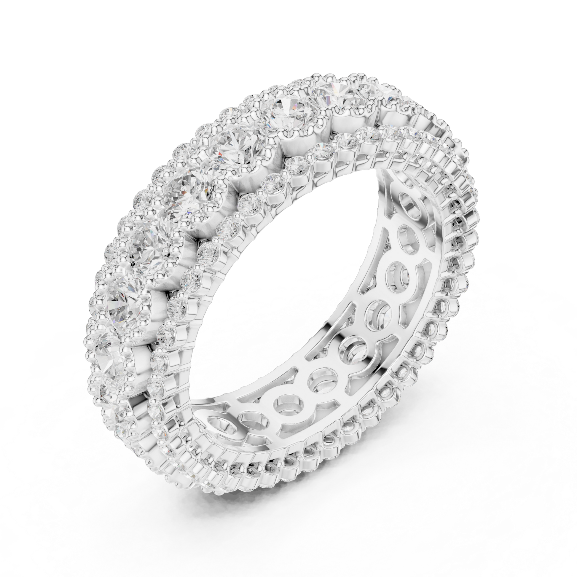 Round Eternity Lab Grown Diamond Ring