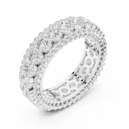 Round Eternity Lab Grown Diamond Ring