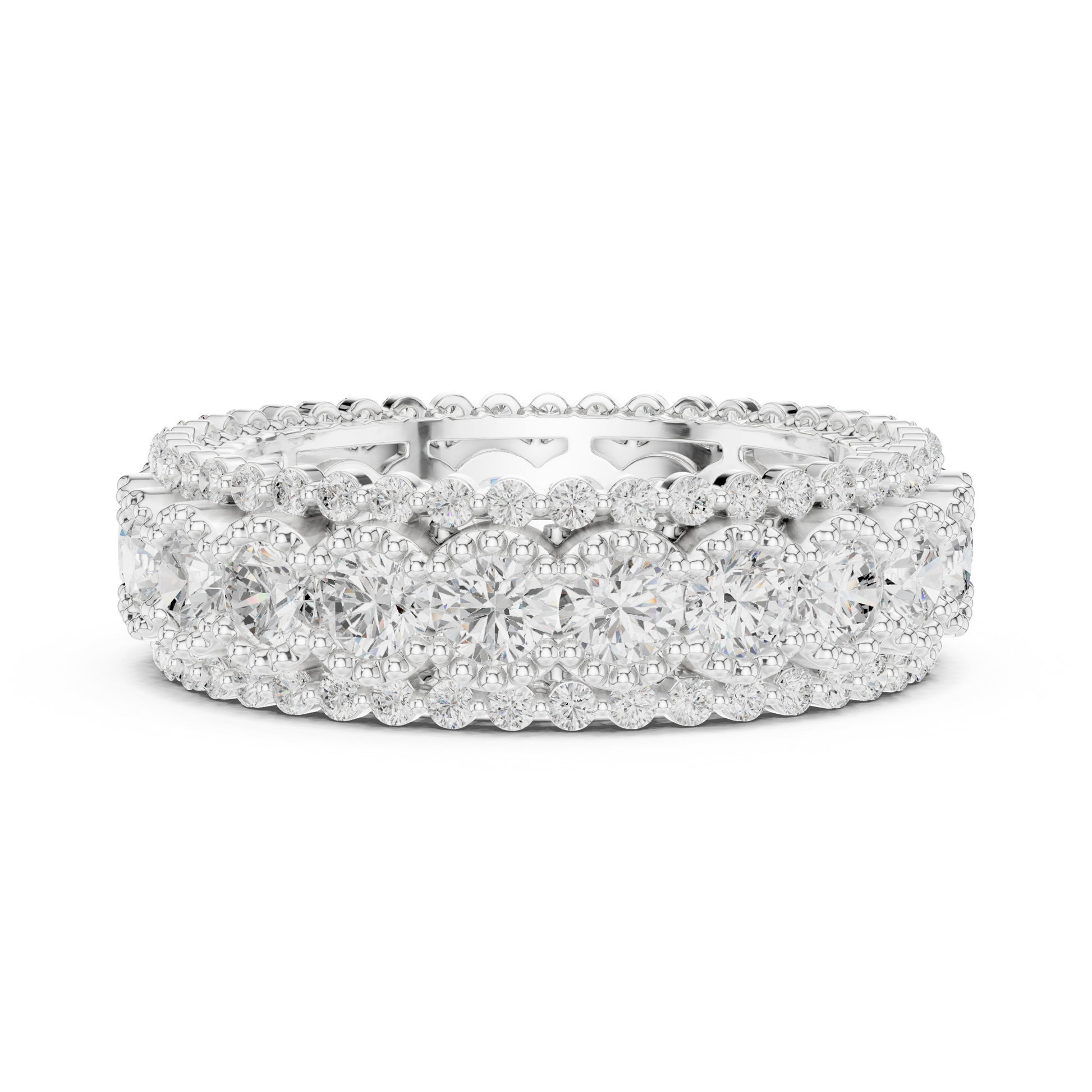 Round Eternity Lab Grown Diamond Ring