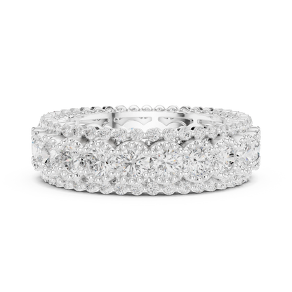 Round Eternity Lab Grown Diamond Ring