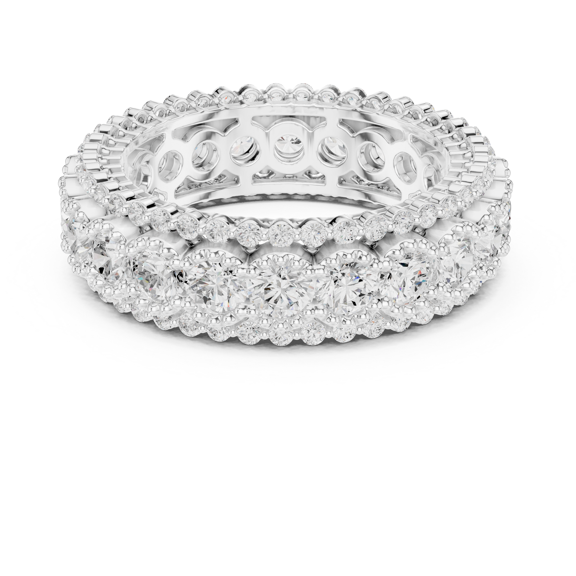 Round Eternity Lab Grown Diamond Ring