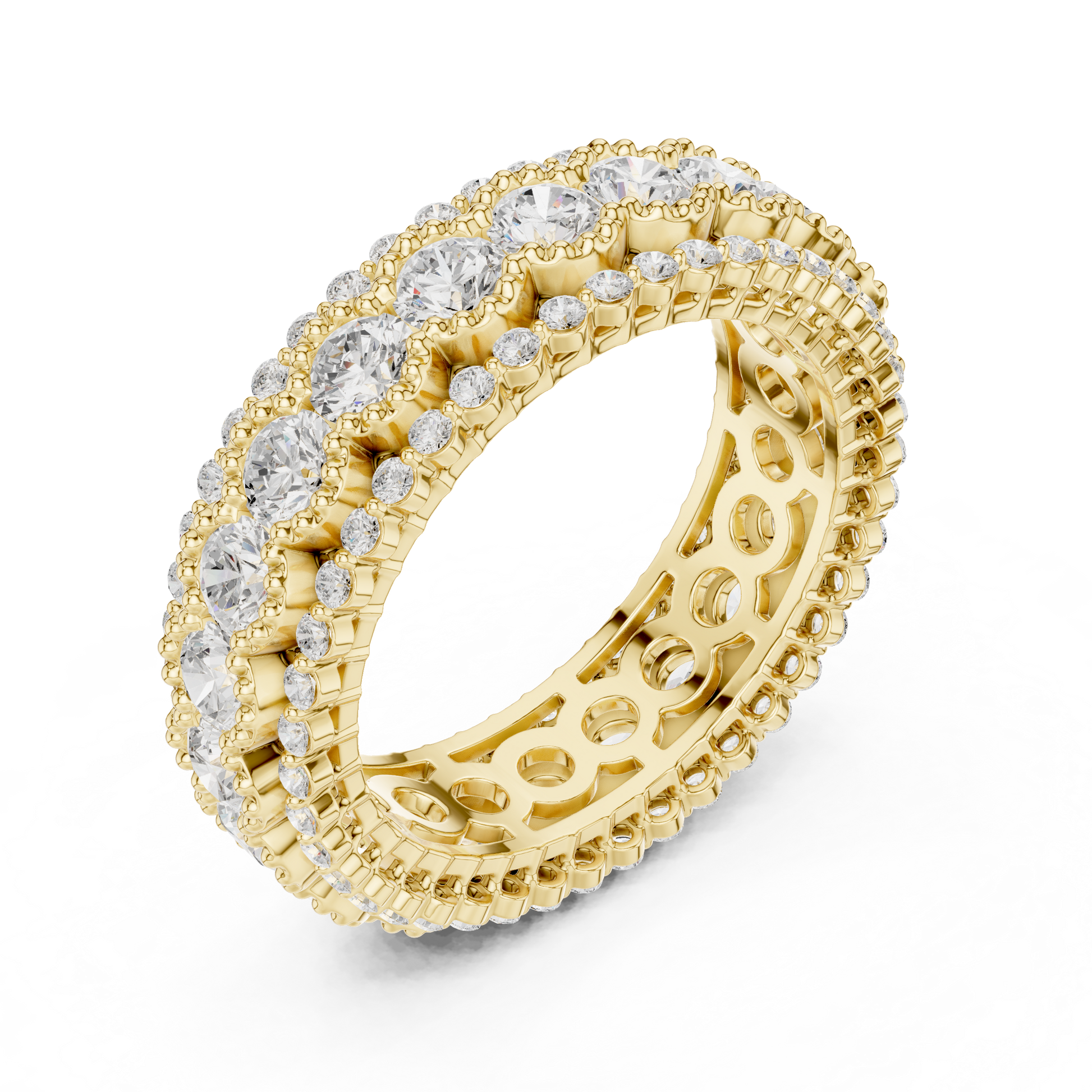 Round Eternity Lab Grown Diamond Ring