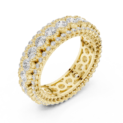 Round Eternity Lab Grown Diamond Ring
