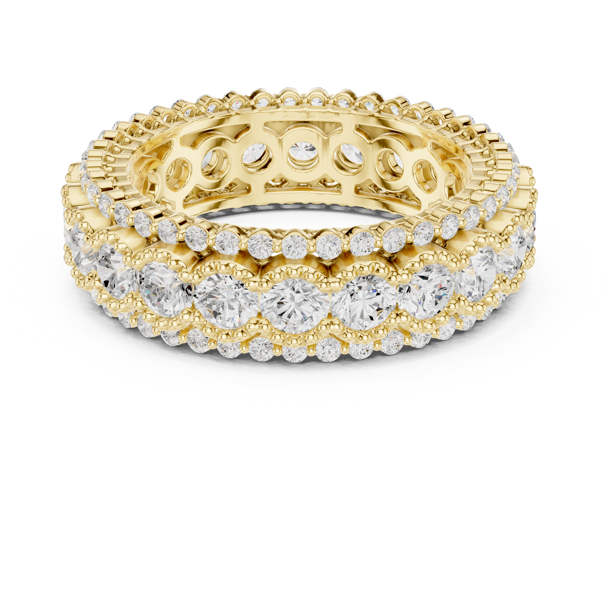 Round Eternity Lab Grown Diamond Ring
