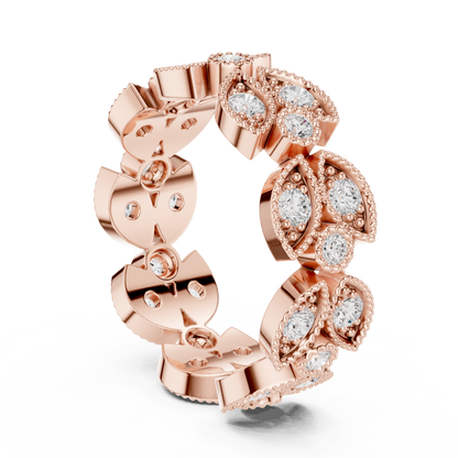 Mixed Shape Lab Grown Diamond Halo Ring