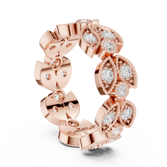 Mixed Shape Lab Grown Diamond Halo Ring