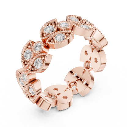 Mixed Shape Lab Grown Diamond Halo Ring