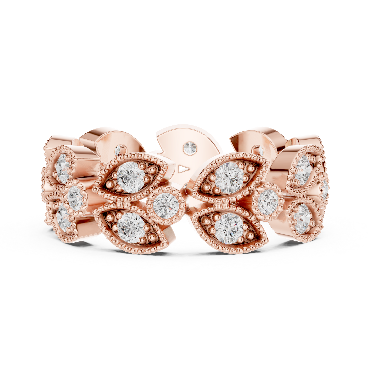 Mixed Shape Lab Grown Diamond Halo Ring