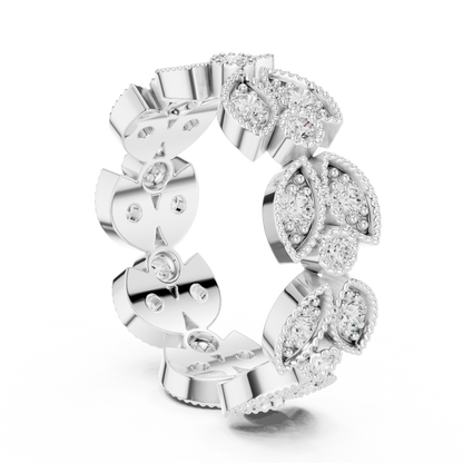 Mixed Shape Lab Grown Diamond Halo Ring