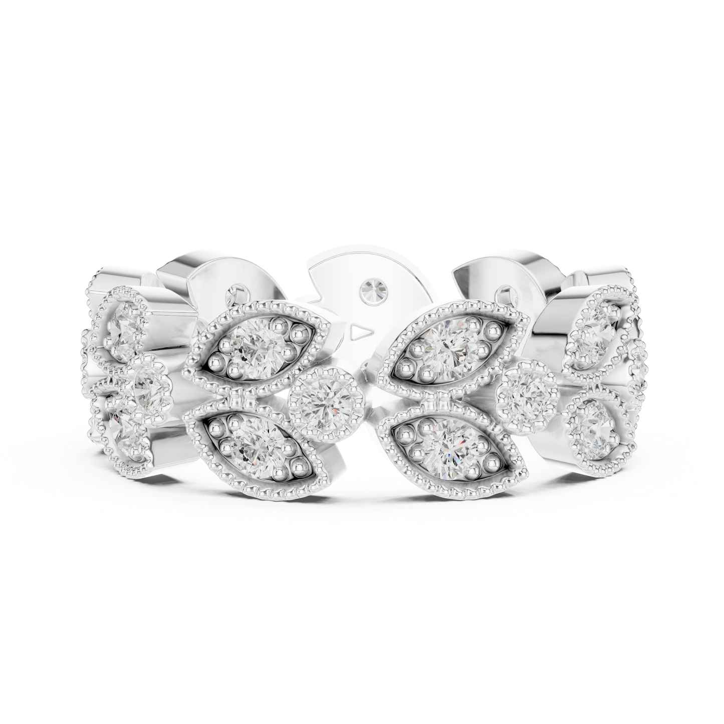 Mixed Shape Lab Grown Diamond Halo Ring