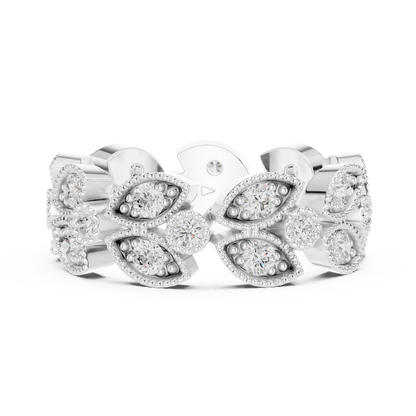 Mixed Shape Lab Grown Diamond Halo Ring