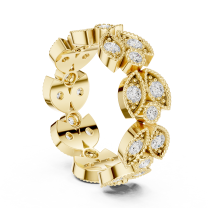 Mixed Shape Lab Grown Diamond Halo Ring
