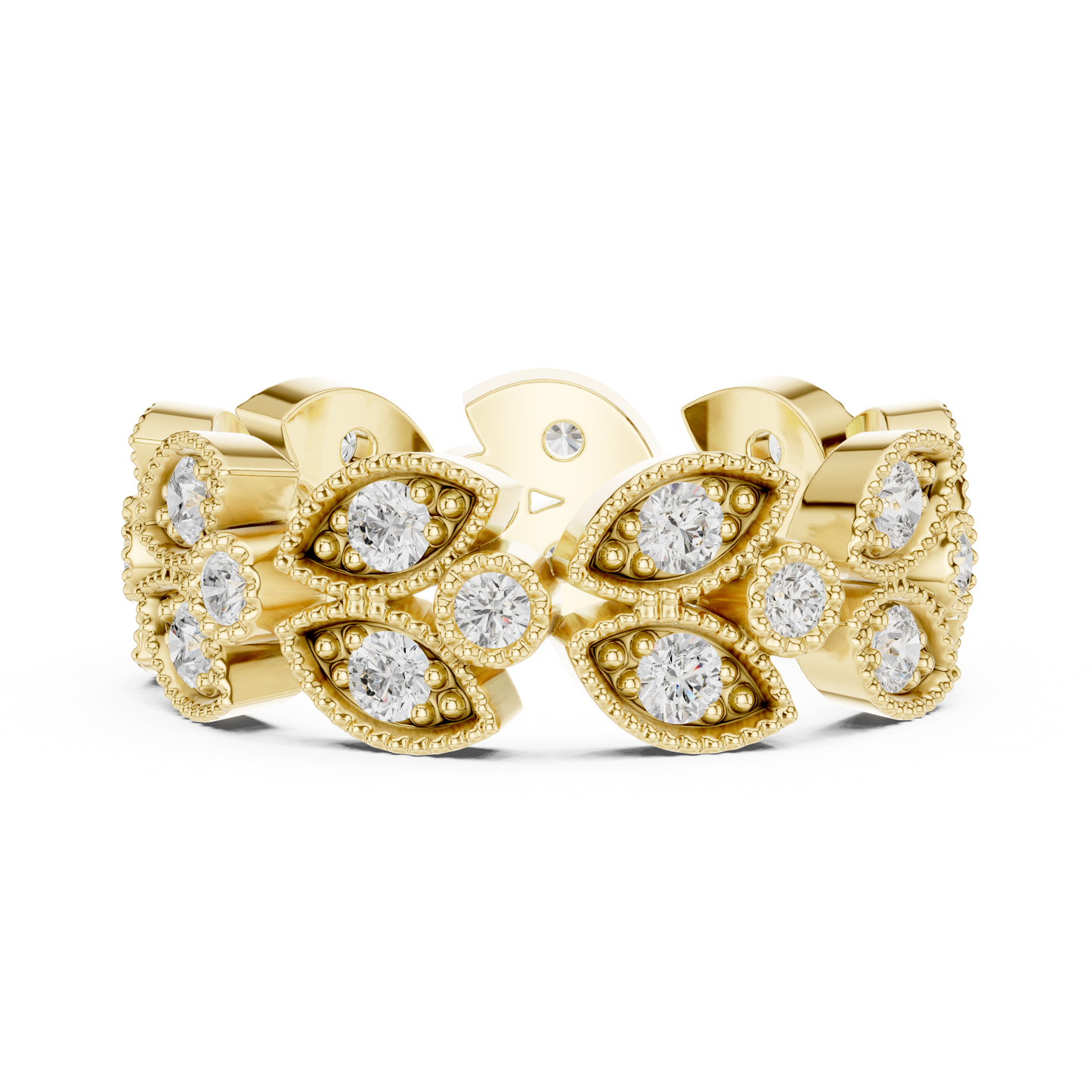 Mixed Shape Lab Grown Diamond Halo Ring