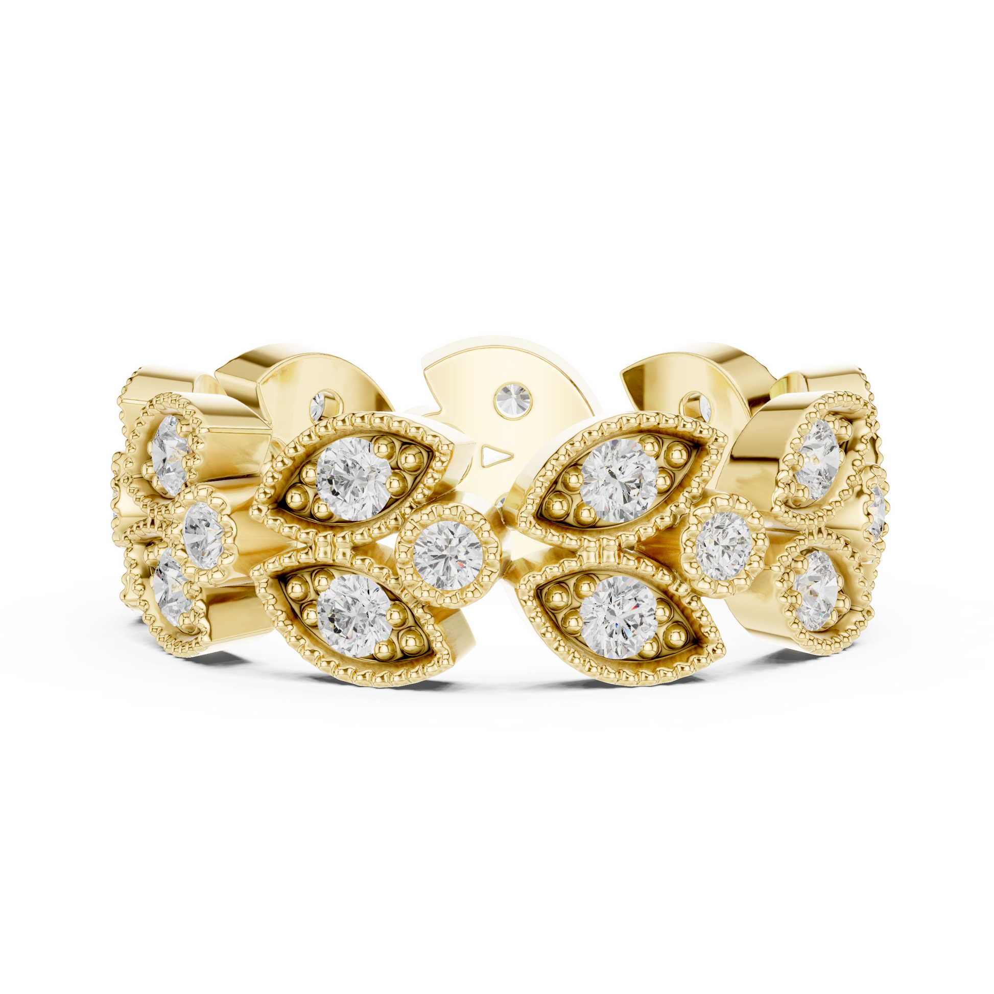 Mixed Shape Lab Grown Diamond Halo Ring