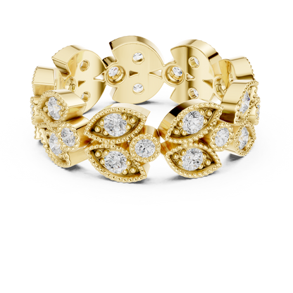 Mixed Shape Lab Grown Diamond Halo Ring