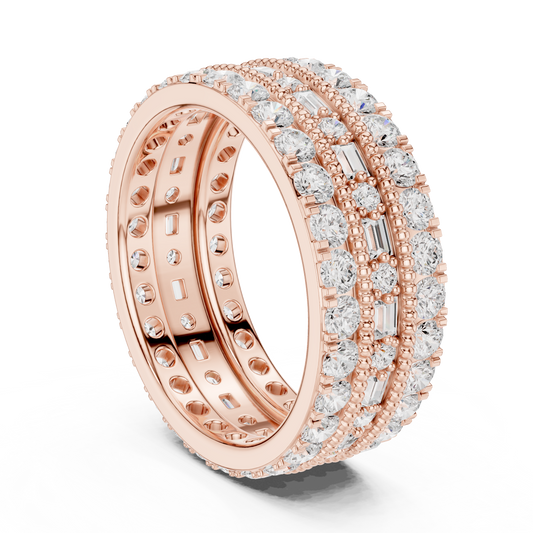 Round Eternity Lab Grown Diamond Ring