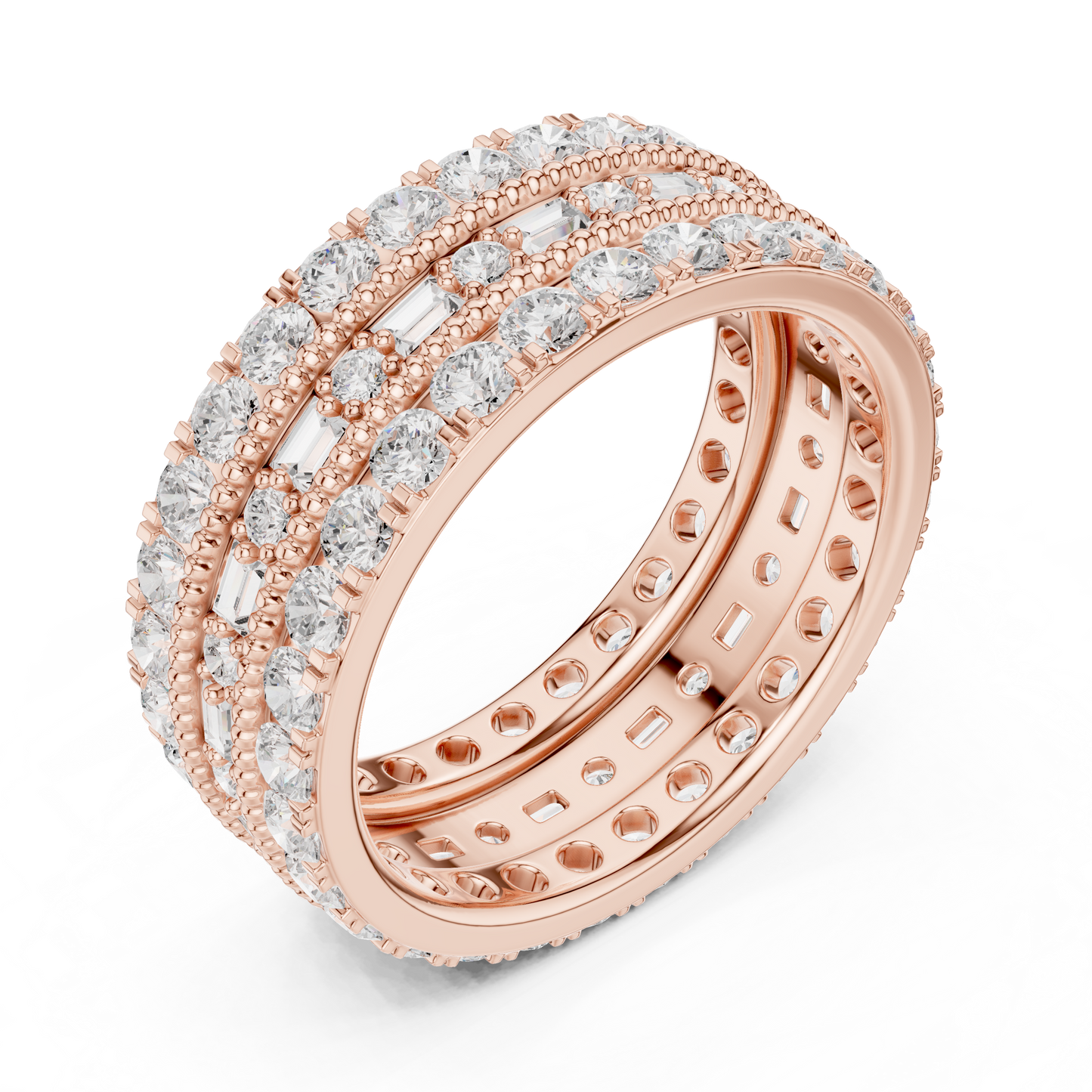 Round Eternity Lab Grown Diamond Ring
