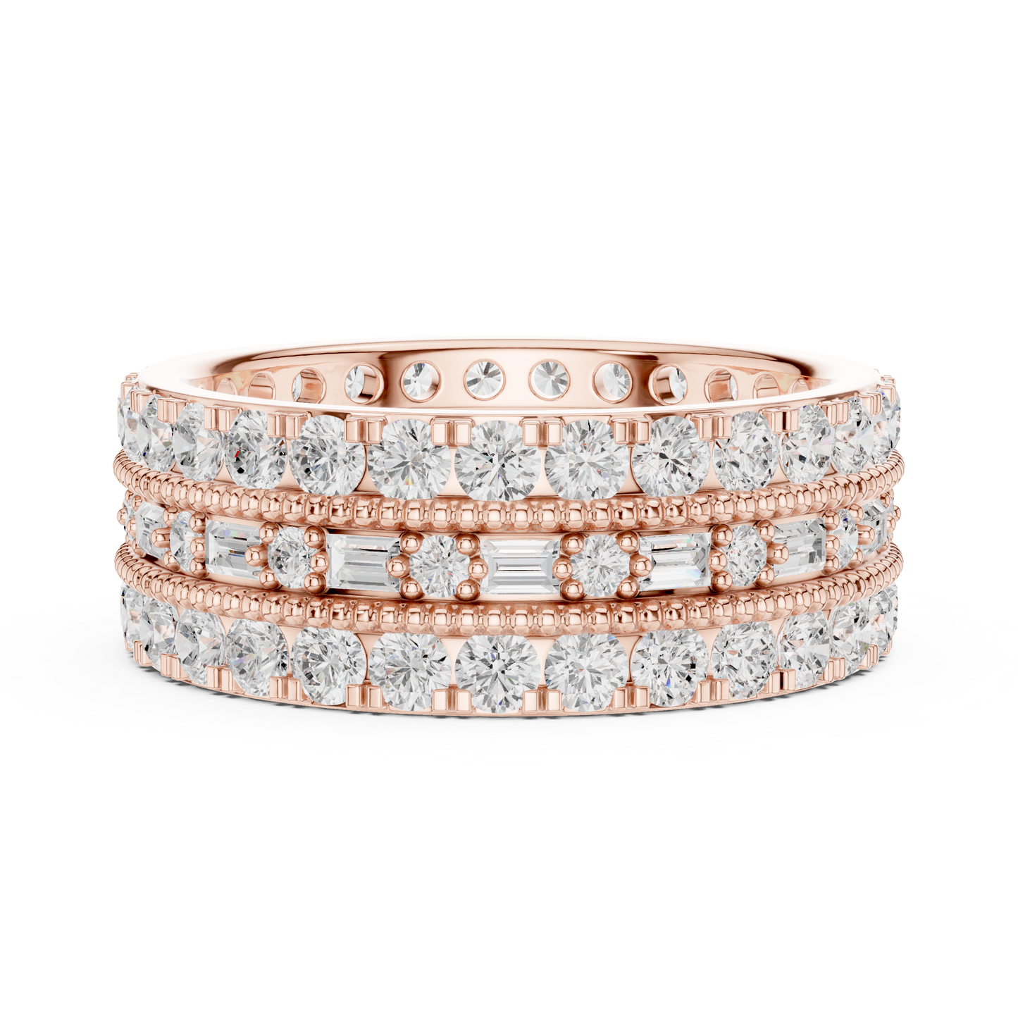 Round Eternity Lab Grown Diamond Ring