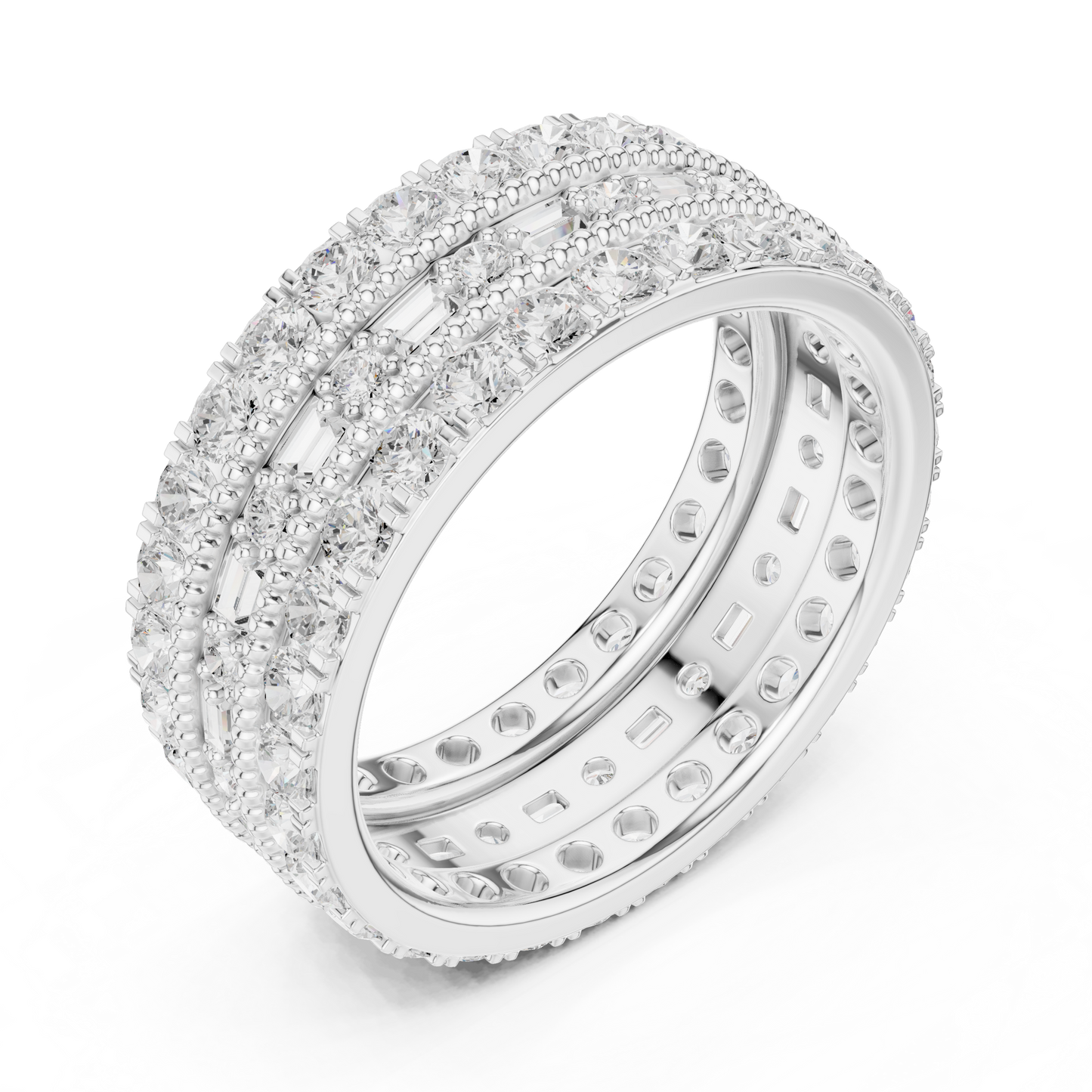 Round Eternity Lab Grown Diamond Ring