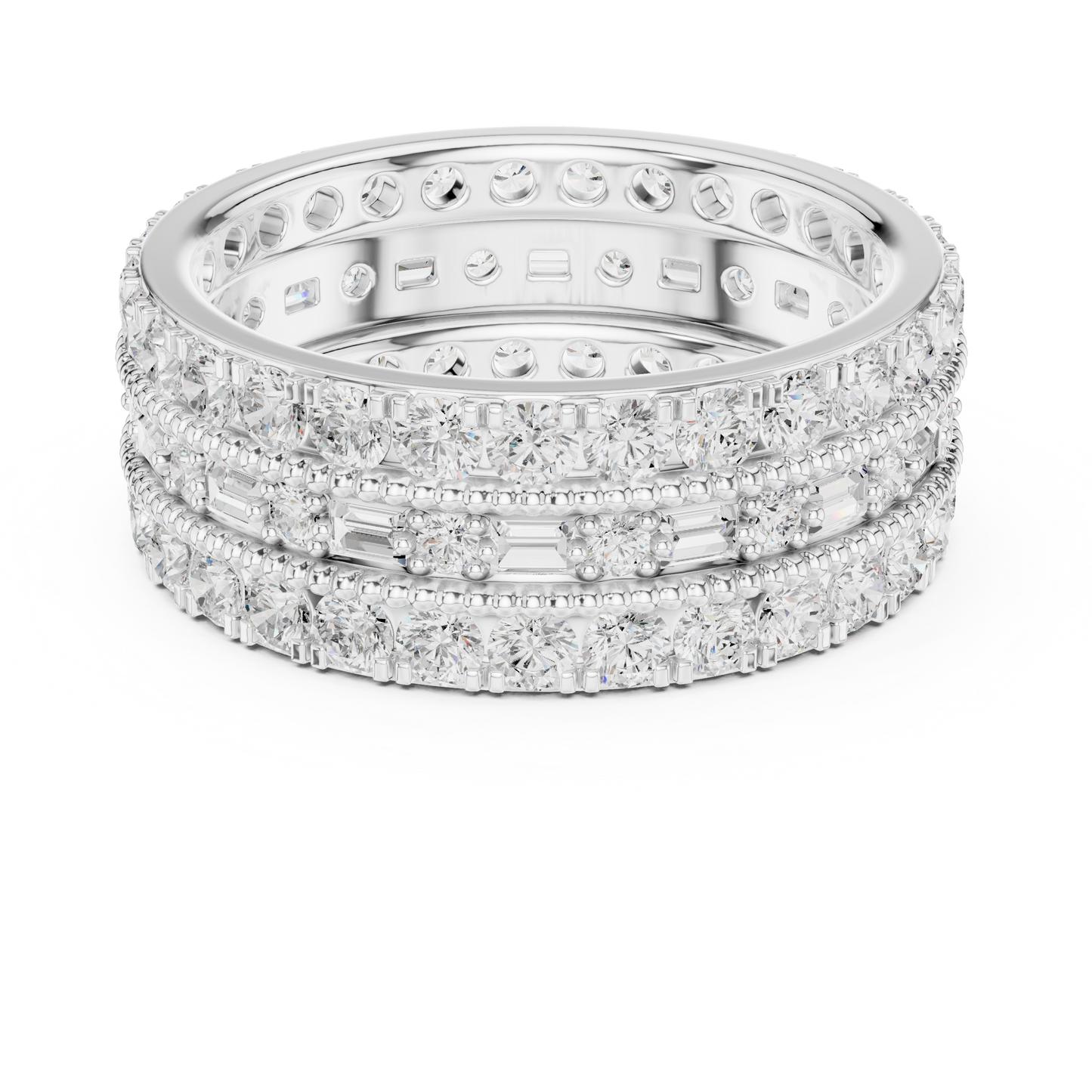 Round Eternity Lab Grown Diamond Ring