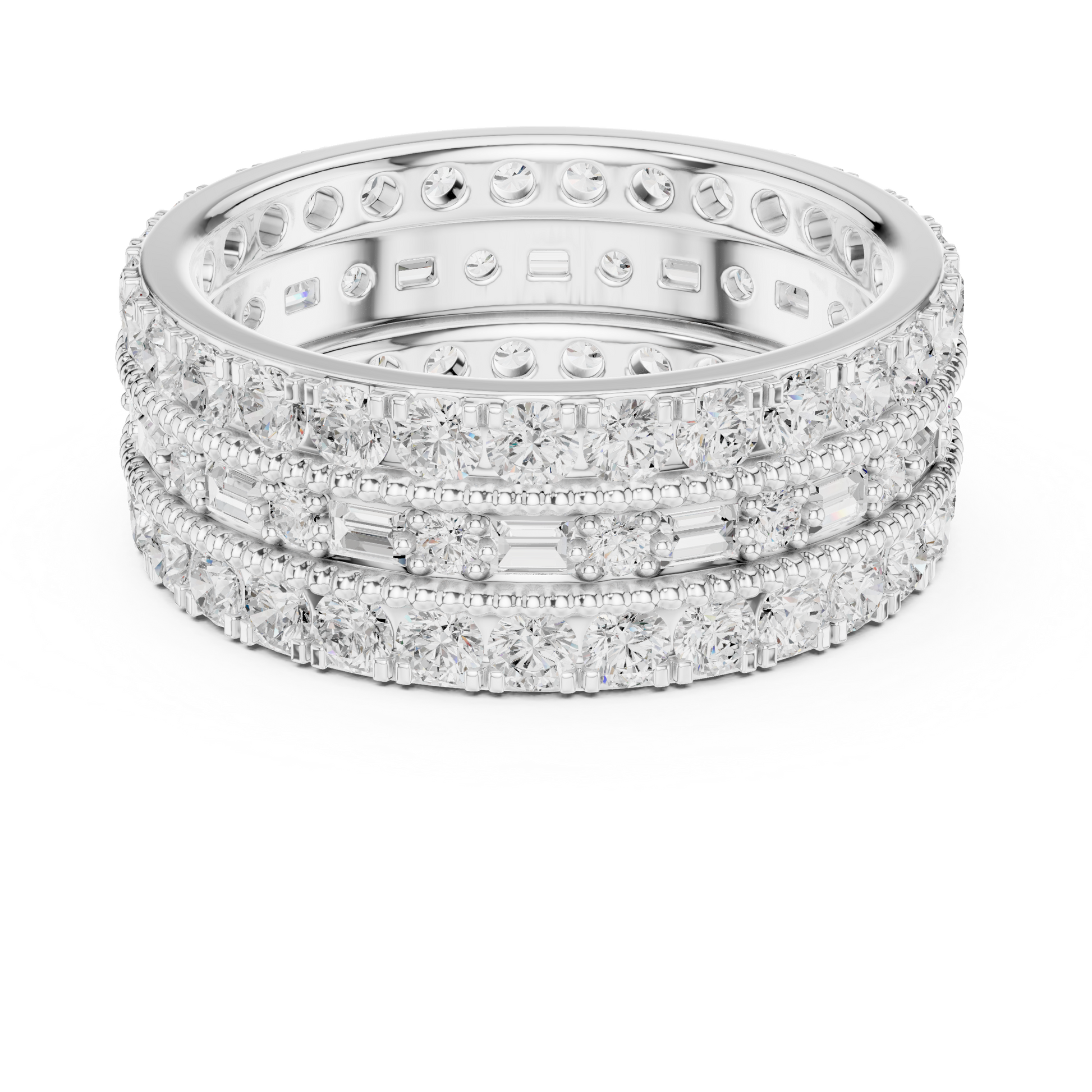 Round Eternity Lab Grown Diamond Ring