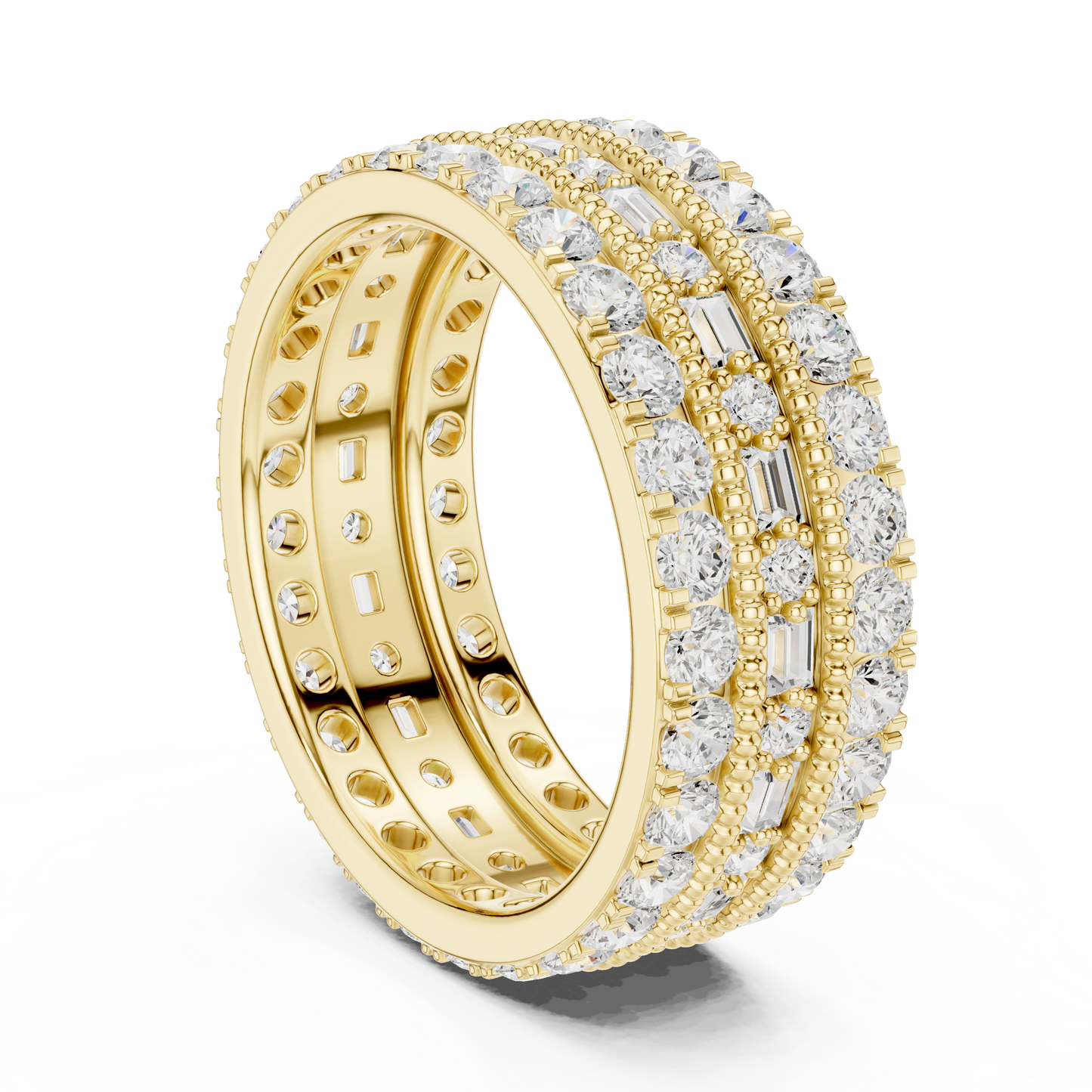 Round Eternity Lab Grown Diamond Ring