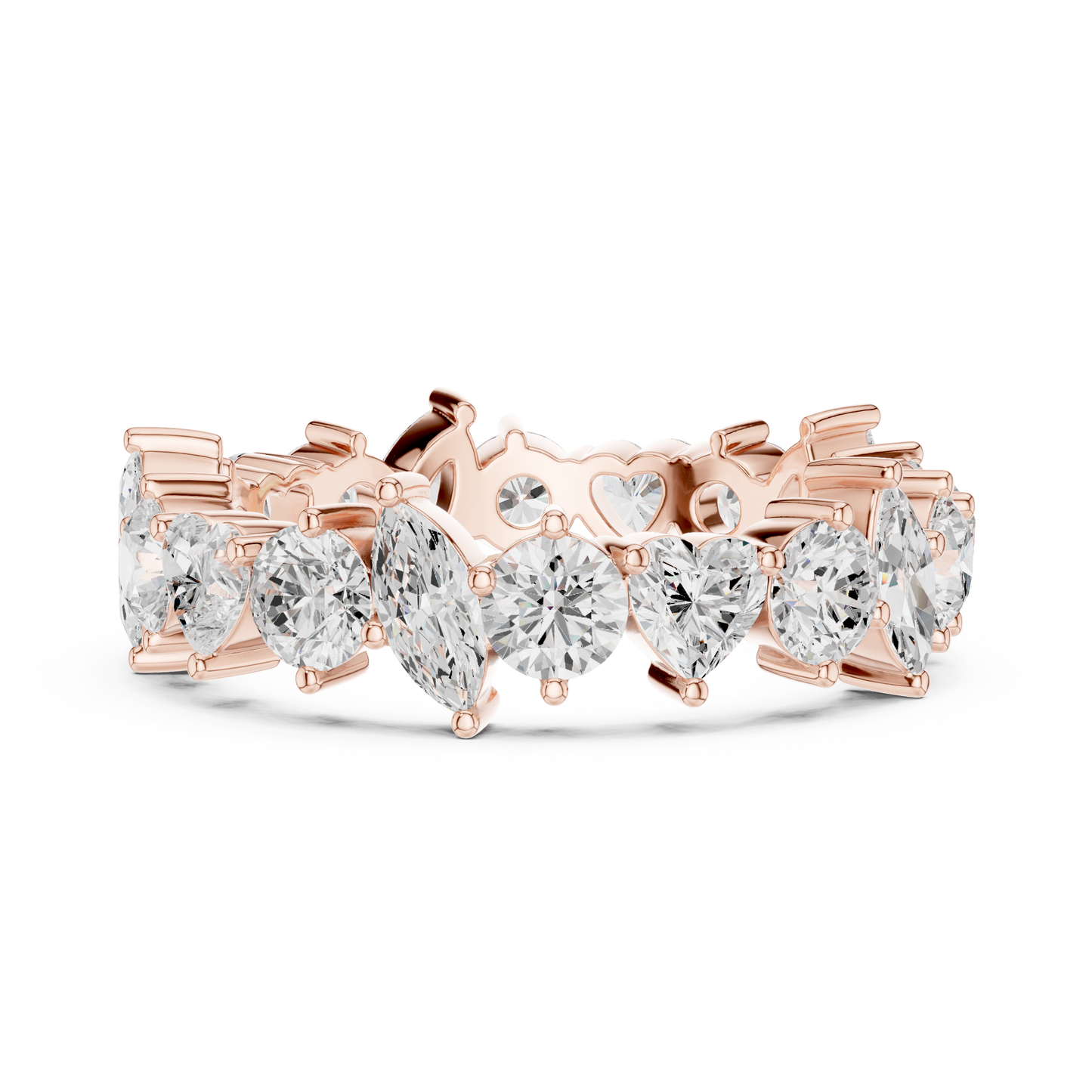 Mixed Shape Lab Grown Diamond Eternity Ring