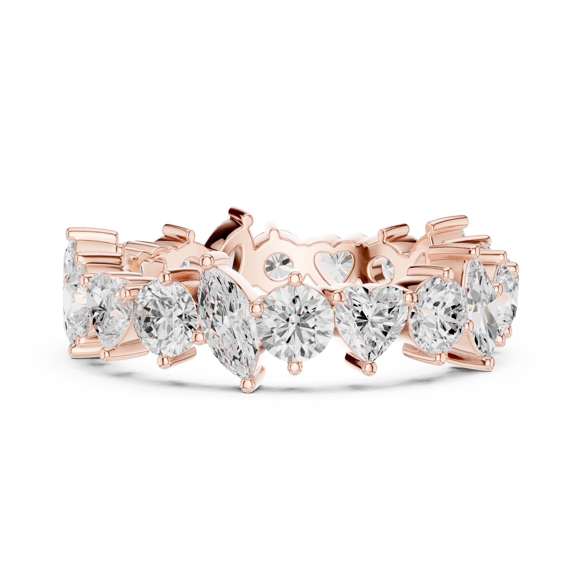 Mixed Shape Lab Grown Diamond Eternity Ring