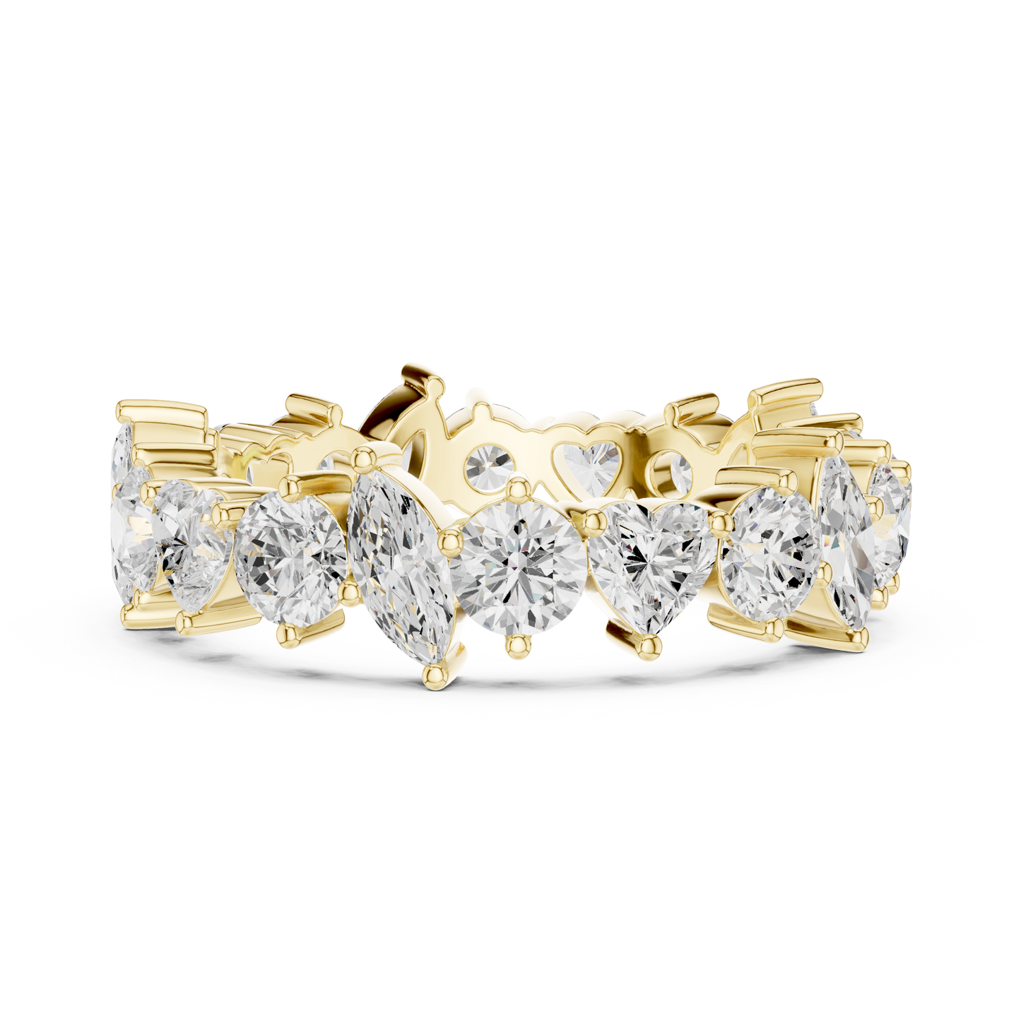 Mixed Shape Lab Grown Diamond Eternity Ring