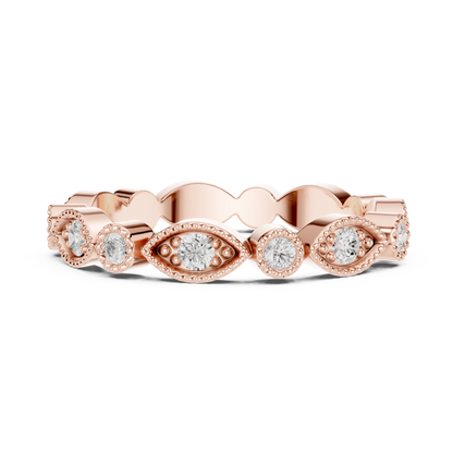 Mixed Shape Lab Grown Diamond Eternity Ring