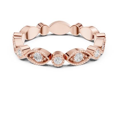 Mixed Shape Lab Grown Diamond Eternity Ring