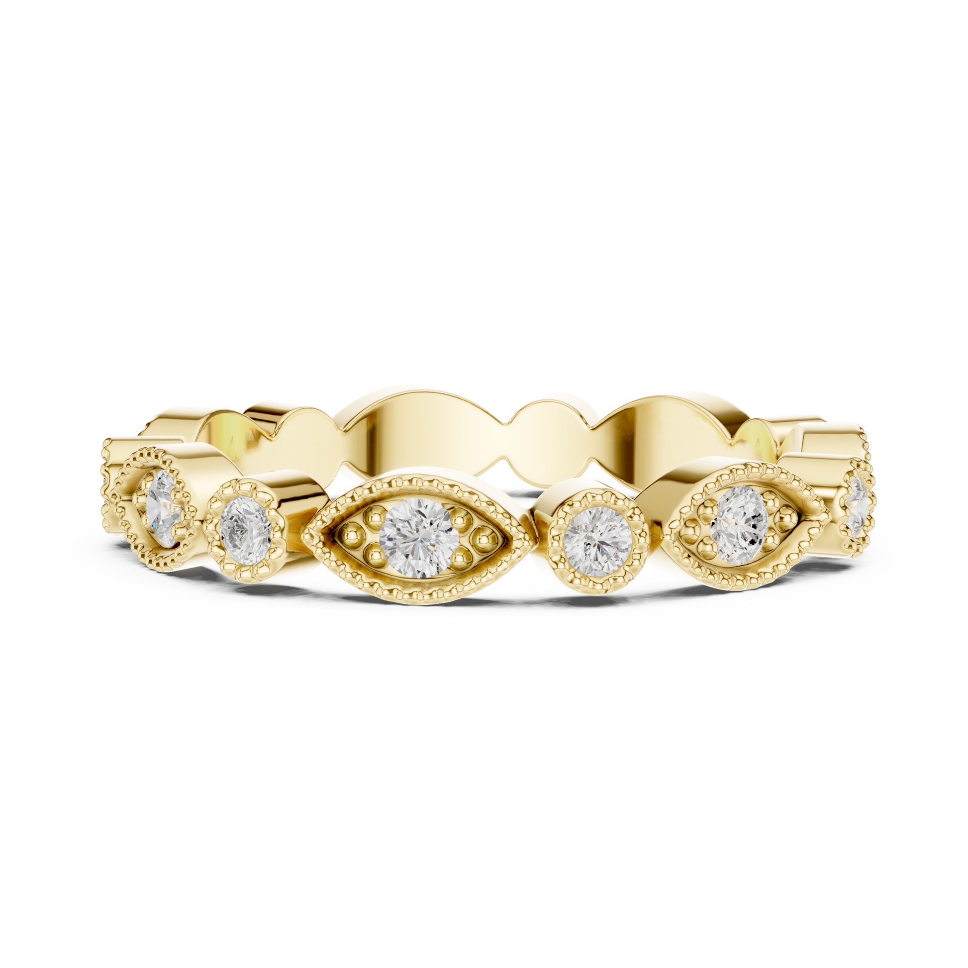 Mixed Shape Lab Grown Diamond Eternity Ring