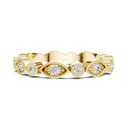 Mixed Shape Lab Grown Diamond Eternity Ring