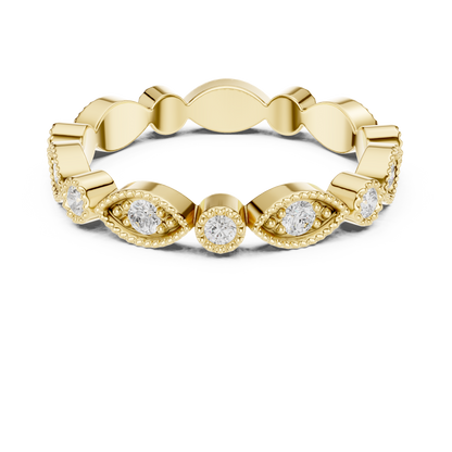 Mixed Shape Lab Grown Diamond Eternity Ring