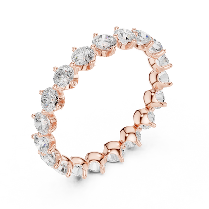 Mixed Shape Lab Grown Diamond Eternity Ring