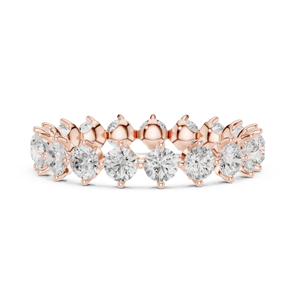 Mixed Shape Lab Grown Diamond Eternity Ring
