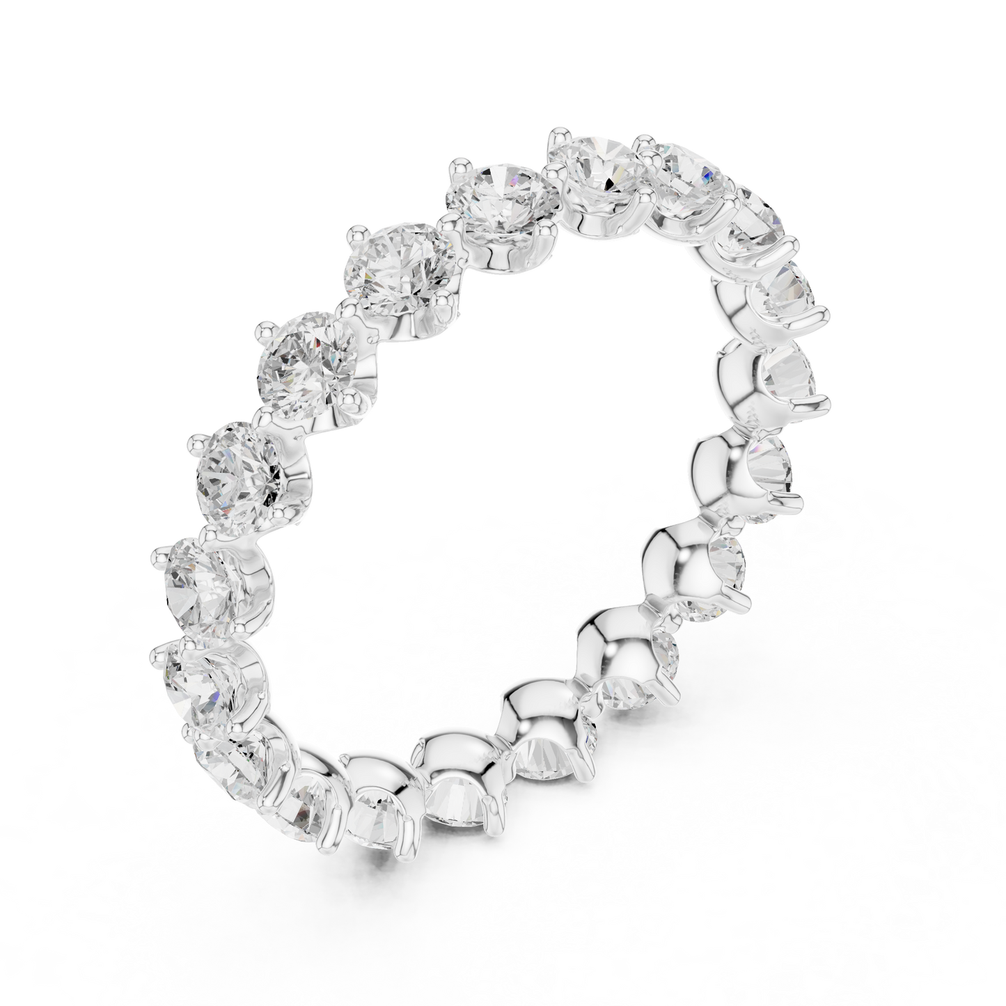 Mixed Shape Lab Grown Diamond Eternity Ring