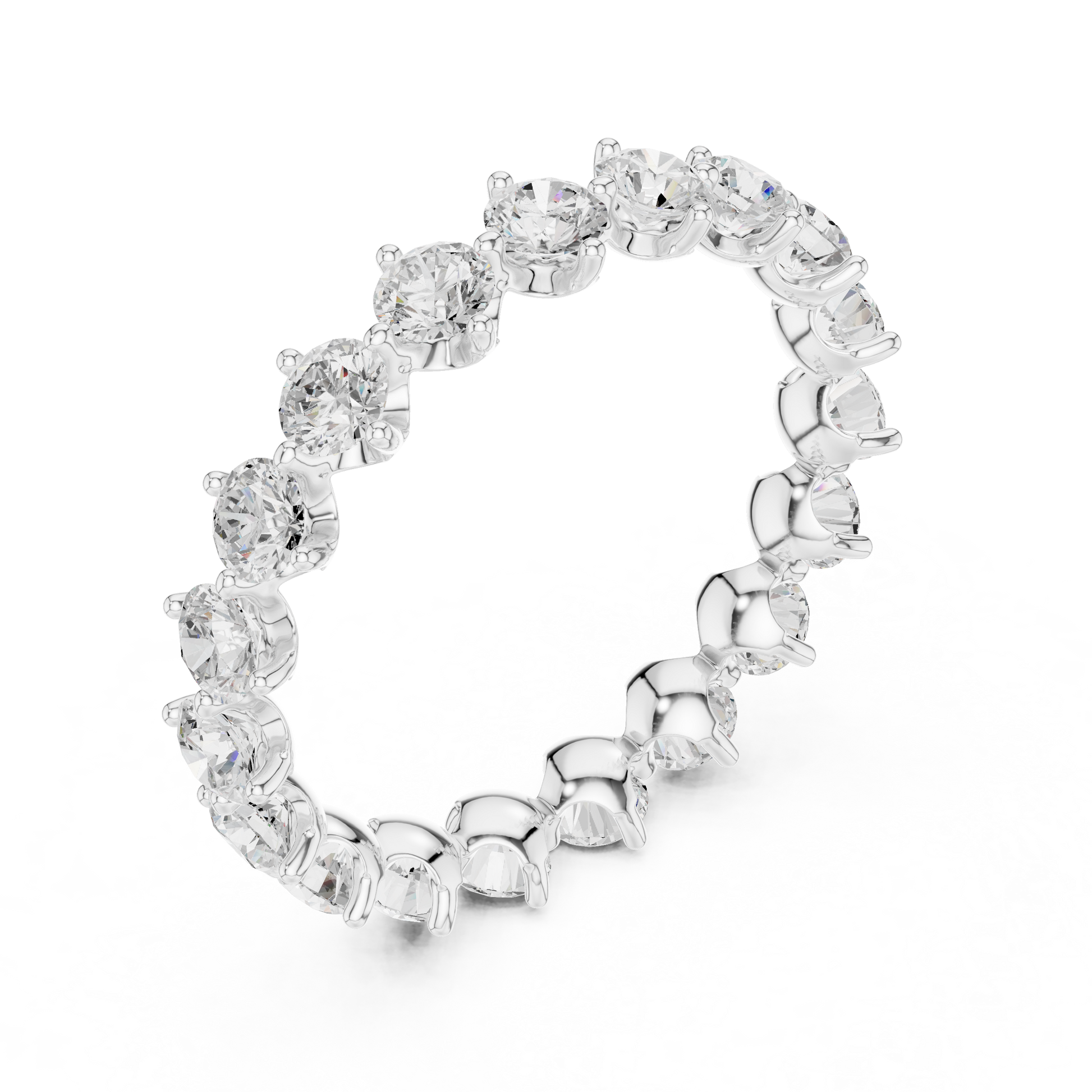 Mixed Shape Lab Grown Diamond Eternity Ring