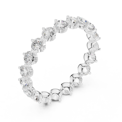 Mixed Shape Lab Grown Diamond Eternity Ring