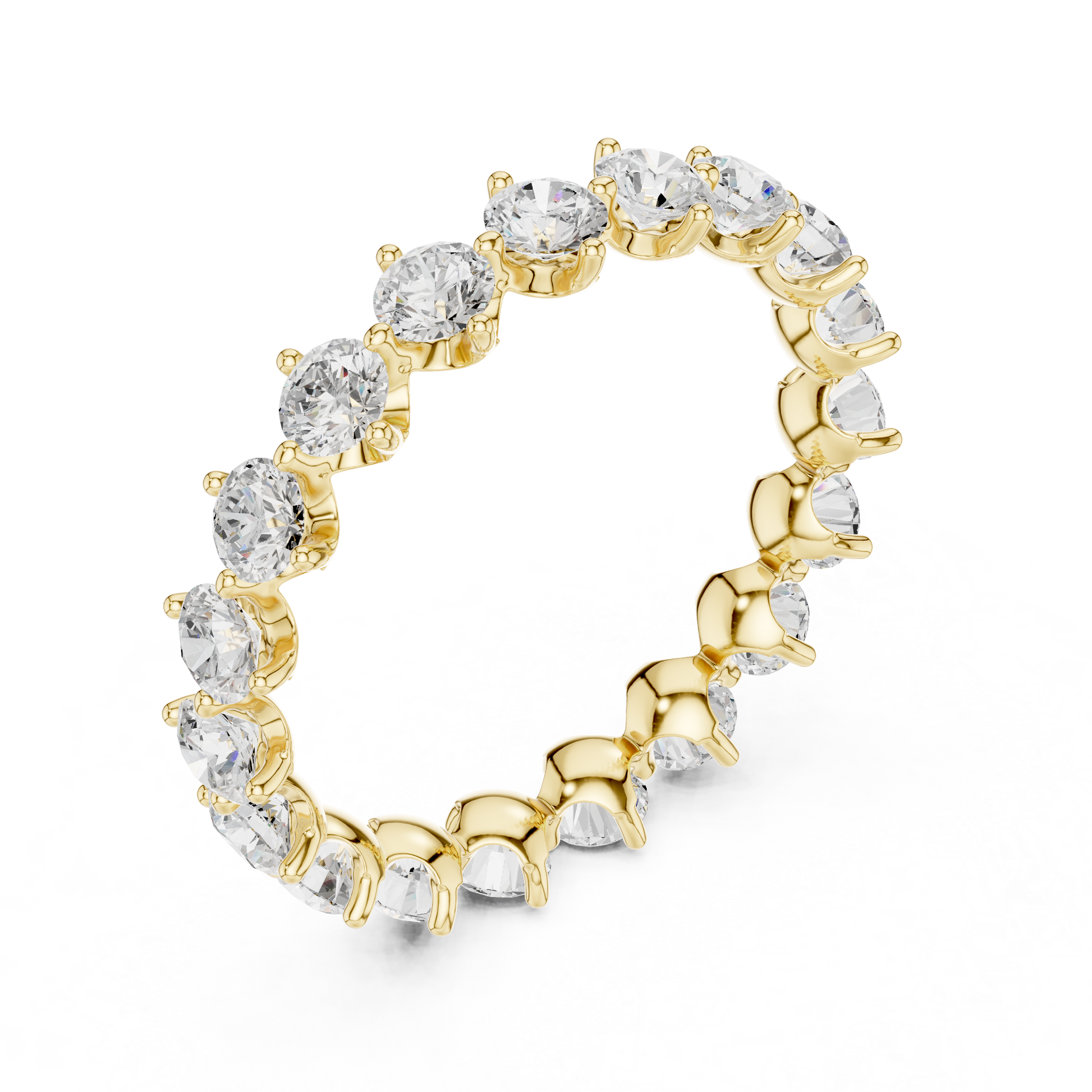 Mixed Shape Lab Grown Diamond Eternity Ring