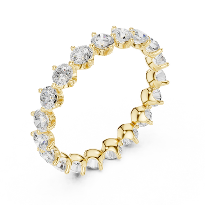 Mixed Shape Lab Grown Diamond Eternity Ring