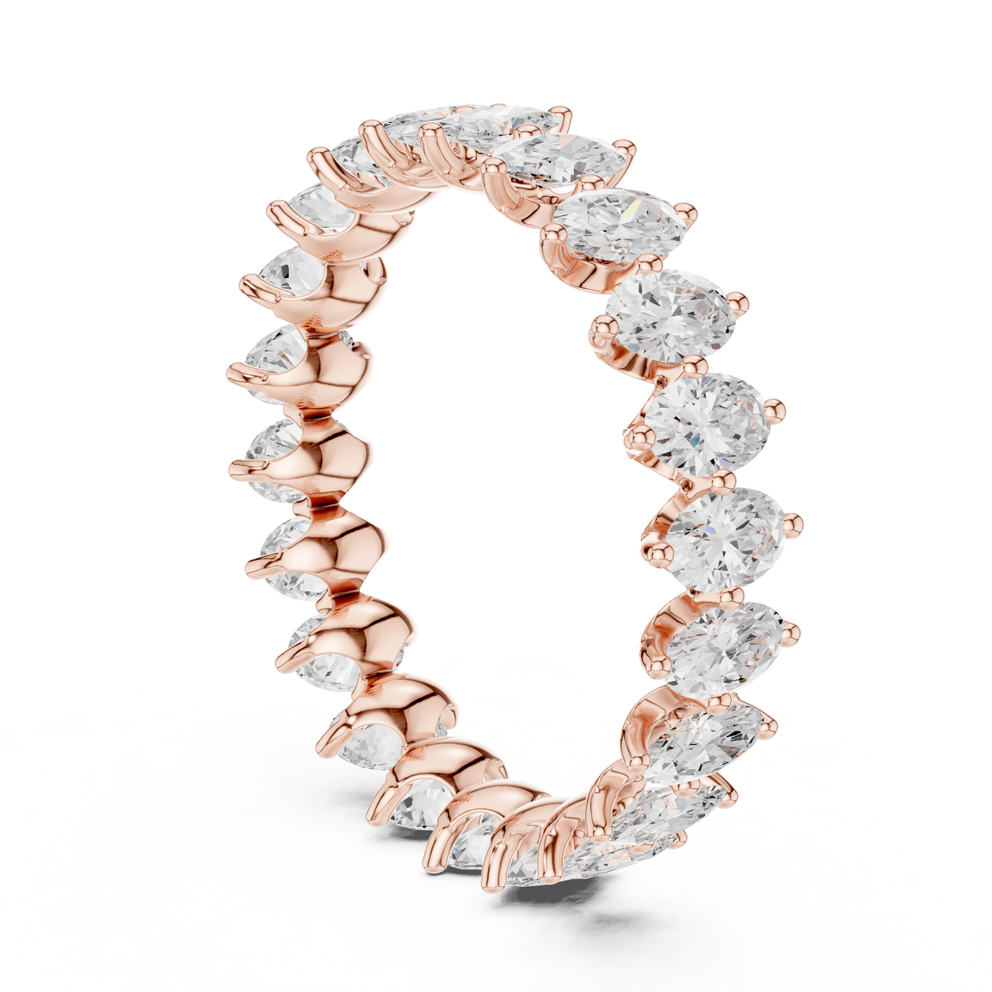 Mixed Shape Lab Grown Diamond Eternity Ring